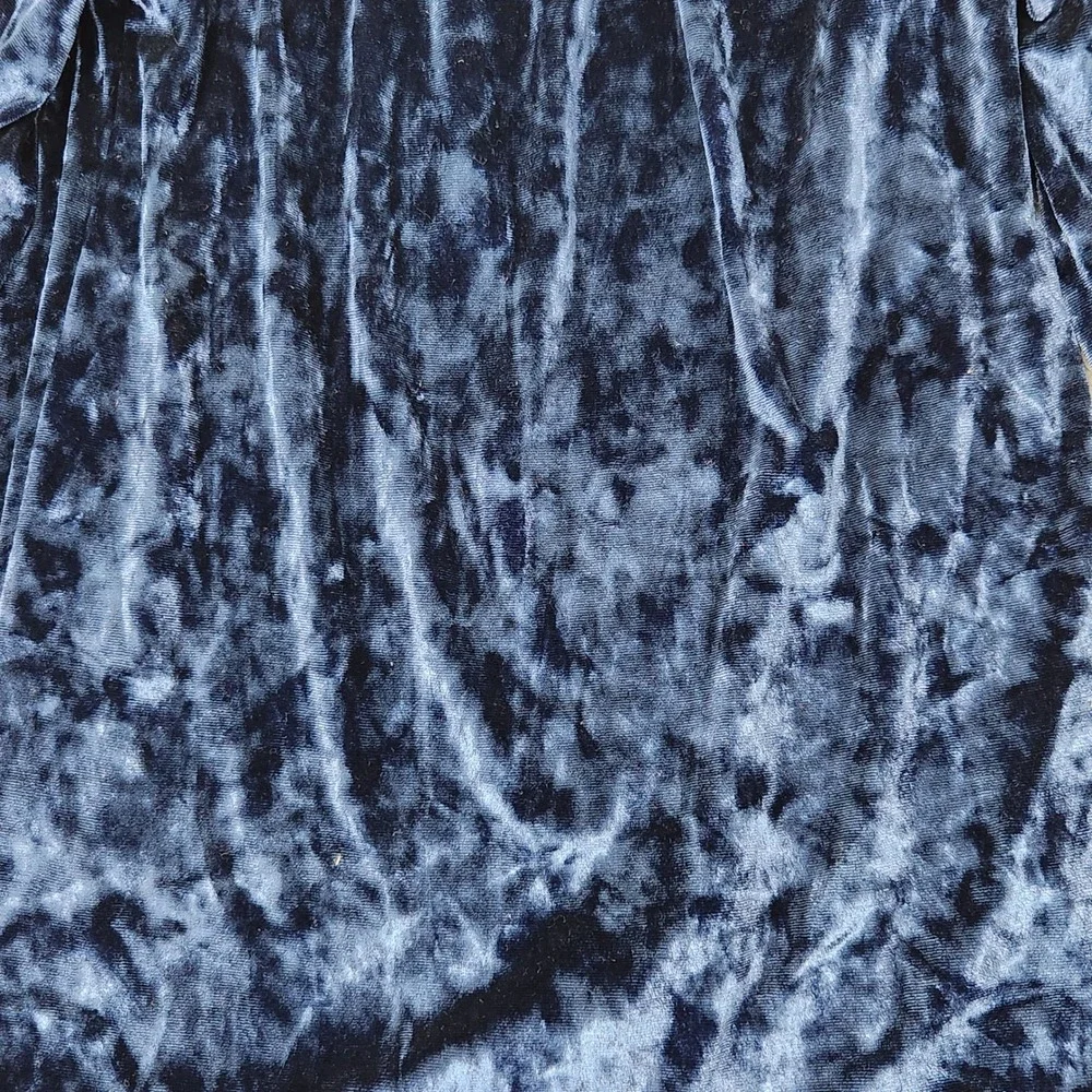 Harper Canyon Dress Kids 3 Blue‎ Crushed Velvet Holiday RK444399LG HOL20